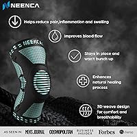 Vista 7 de NEENCA Rodillera profesional para aliviar el dolor, soporte médico de rodilla con almohadilla de rótula y estabilizadores laterales, rodillera