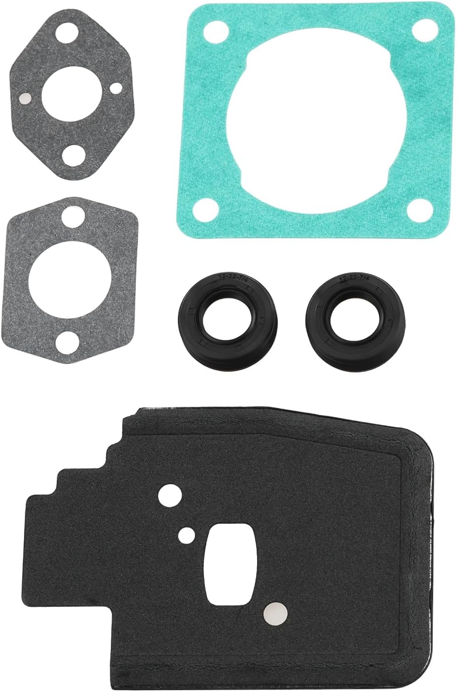 Set of Engine Carburetor Gaskets Compatible with STIHL FS45 FS55 HL45 KM55 FC55 FS38 Trimmer Brush Cutter 4140 007 1050