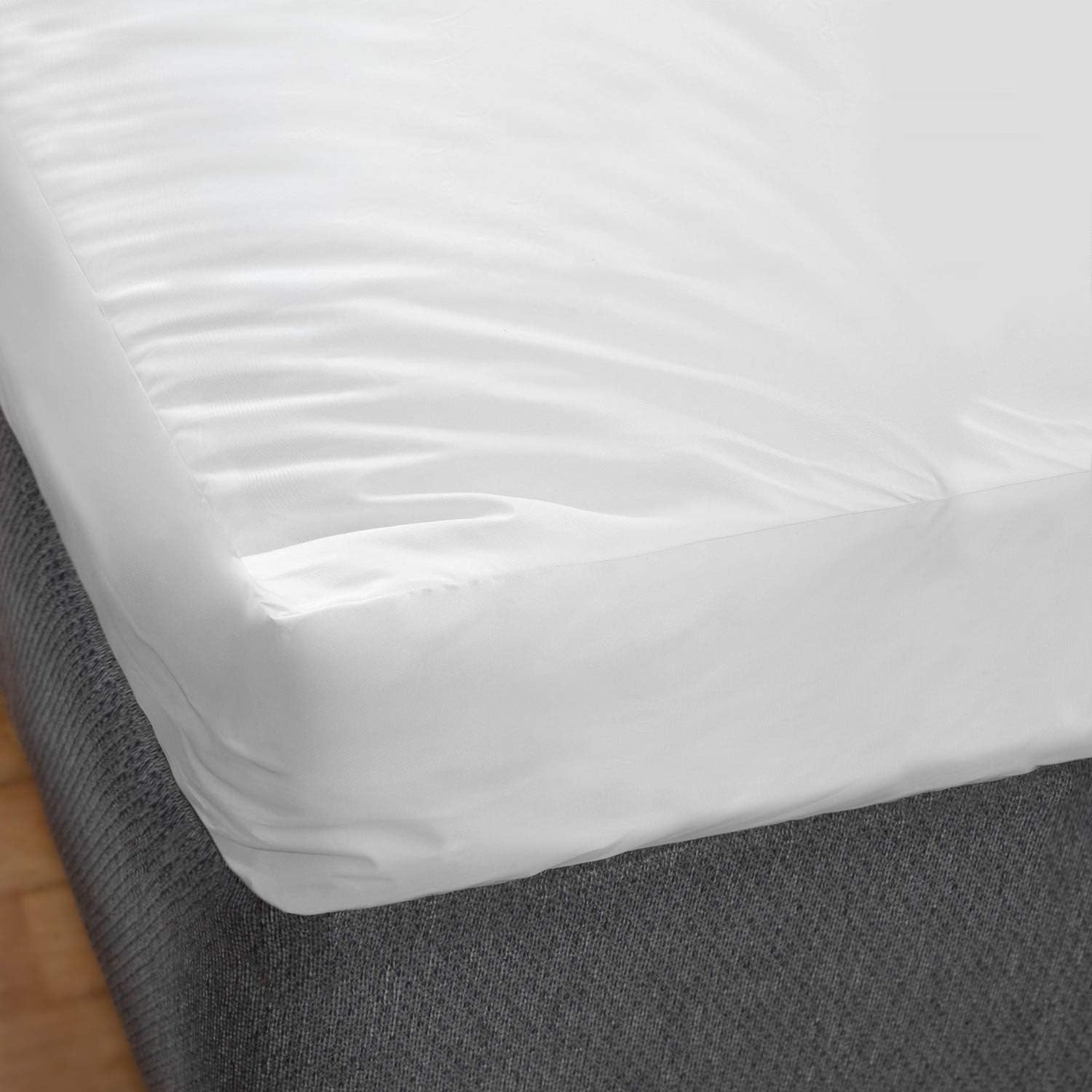 DMI Hypoallergenic Contoured Plastic Mattress Cover Protector, White