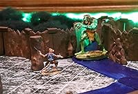 Vista 7 de Dirt Cheap Dungeons Ogre Cavern Set - Kit modular de 616 piezas de megacuevas - 28 pies de paredes lineales para cuadrícula de 1 pulgada TTRPG
