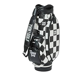 MIZUNO キャディバッグ チェック柄デザイン【左右で色違い】 MIZUNO キャディバッグ チェック柄デザイン【左右で色違い