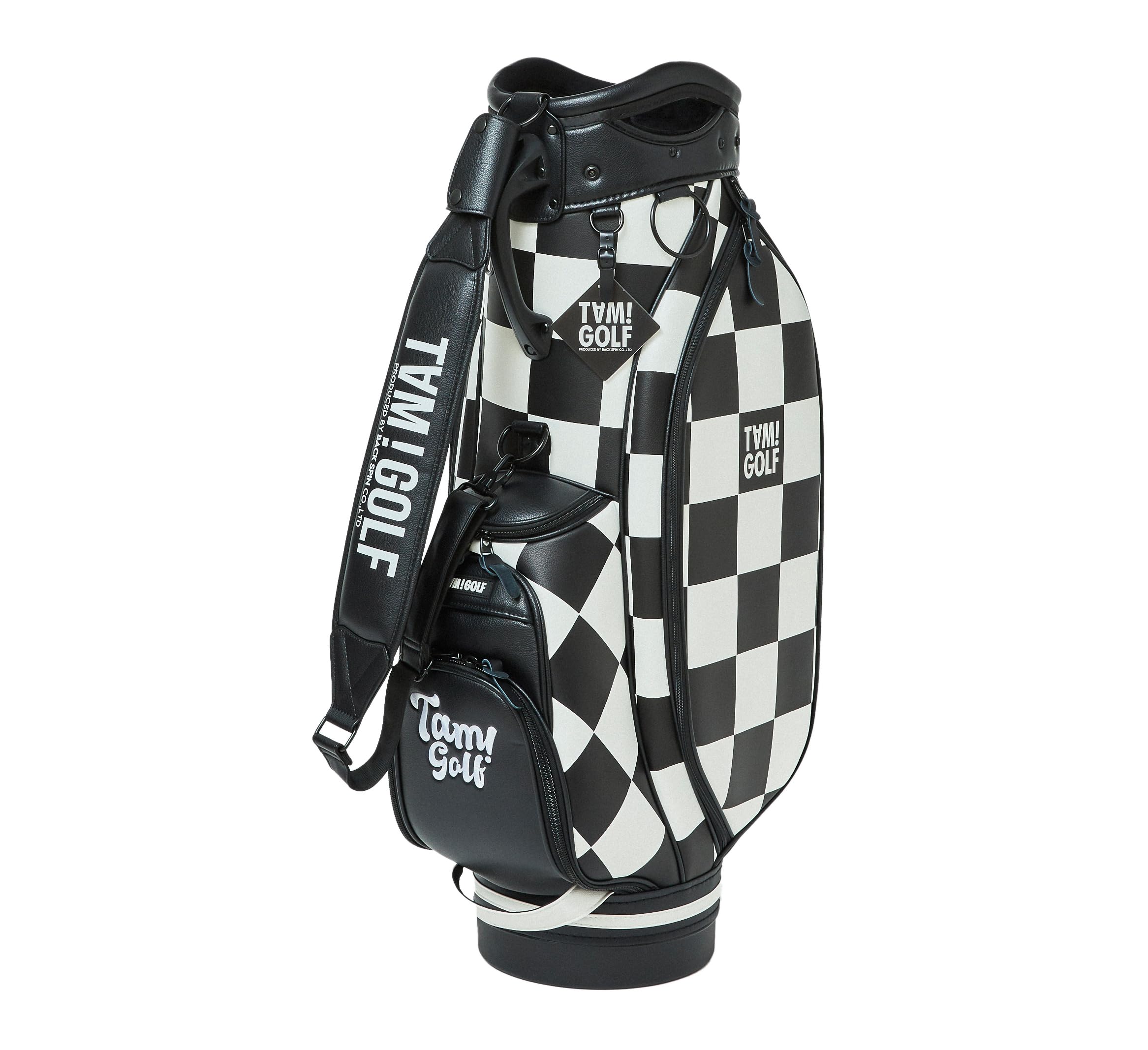   チェック柄キャディバッグ 8型 コンパクト キャディバッグ（チェック柄） : PA-SHOP