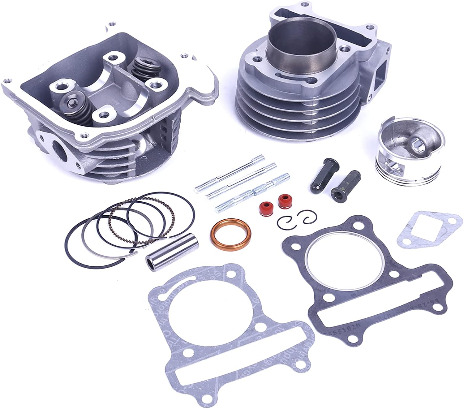 GOOFIT 57.4mm Cylinder Head Assembly Valve With GY6 150cc Chinese - View #7