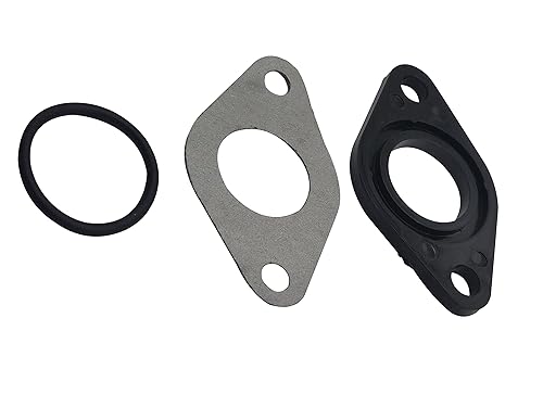 Juntas de colector de admisión de carburador de 0.787 in con para motocicleta todoterreno ATV Cuatro ruedas Beach Car 50CC-110CC Junta de papel de