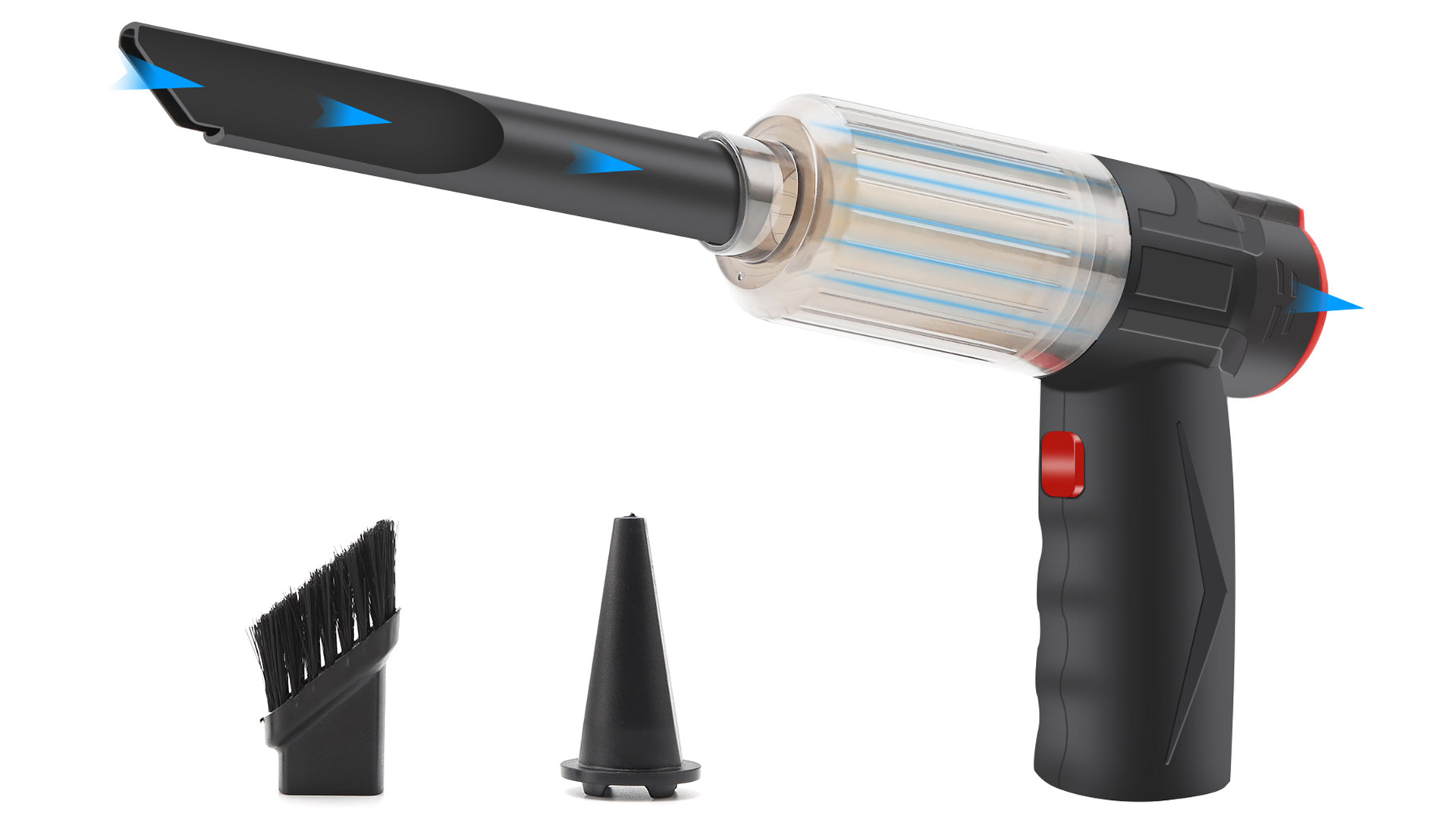 Aspirapolvere Auto Portatile 2-in-1 Ricaricabile - Soffiatore E Aspirazione 7000Pa - Foto 7