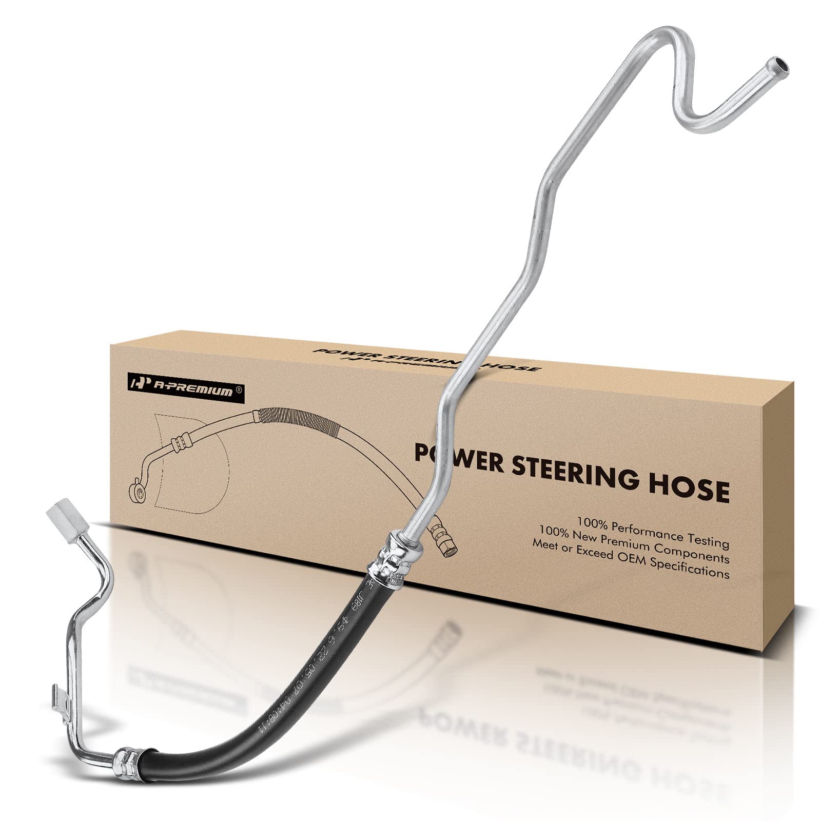 A-Premium Power Steering Hose Return Line Hose Assembly Compatible with Subaru Forester 2005-2008 Impreza 2005-2007 H4 2.5L From Gear