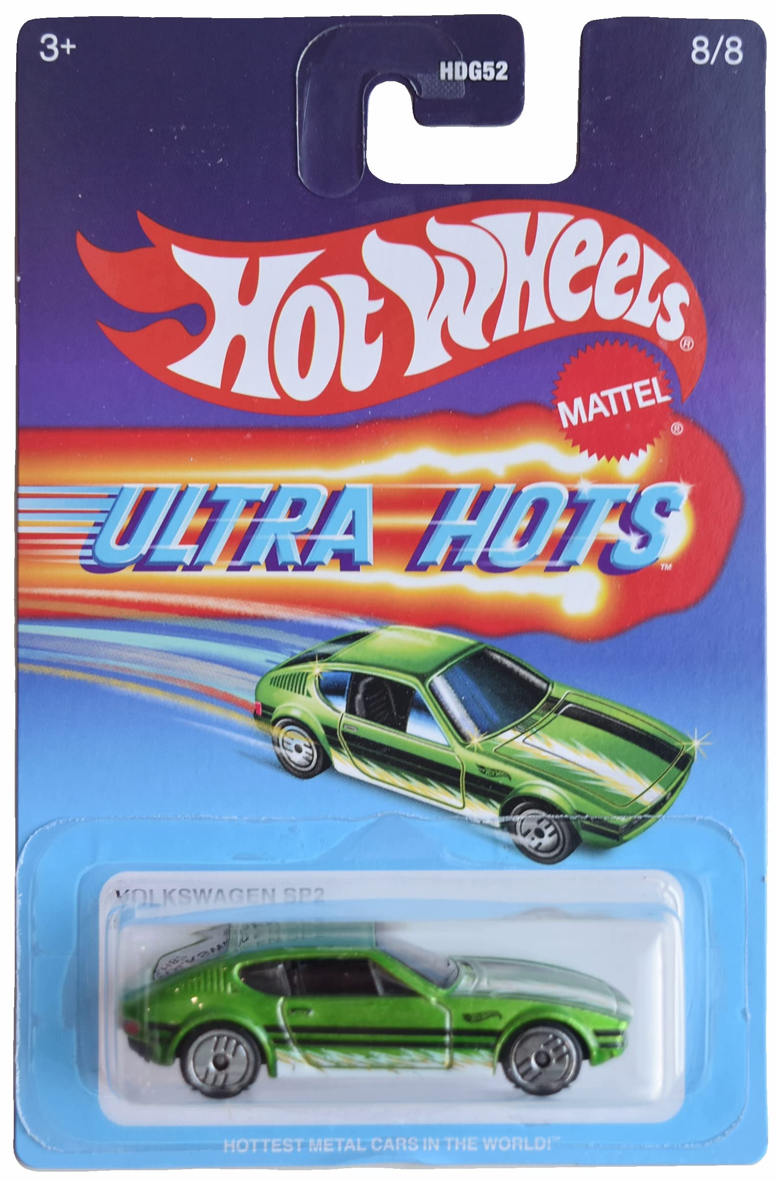 Hot Wheels Volkswagen SP2 Ultra Hots 1:64 Die-Cast Car - Green Collectible Model