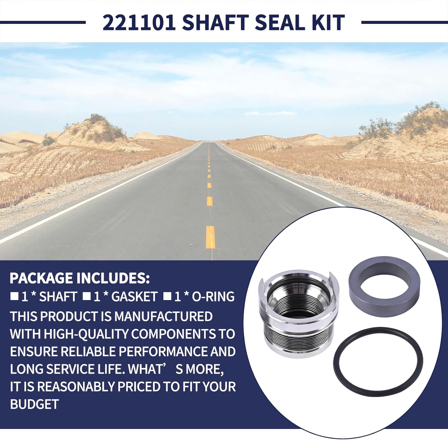 221101 Shaft Seal Kit Compatible with Thermo King Compressor X426 X430 Large Shaft Compressor Seal Kit 22-1101