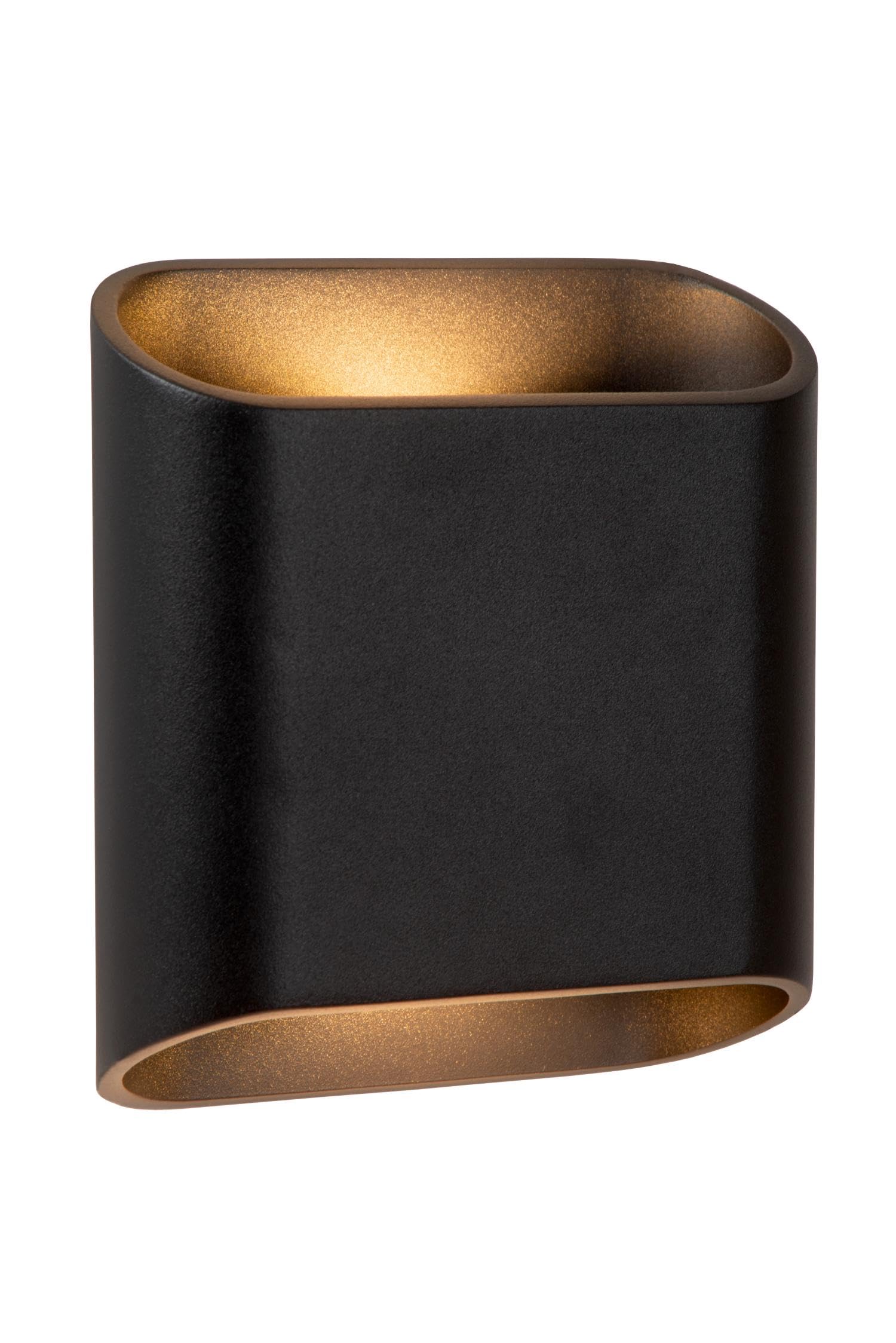 LUCIDE ATILA - Wall Light Indoor/Outdoor - LED Dim. - 2x5W 2700K - IP65 - Black
