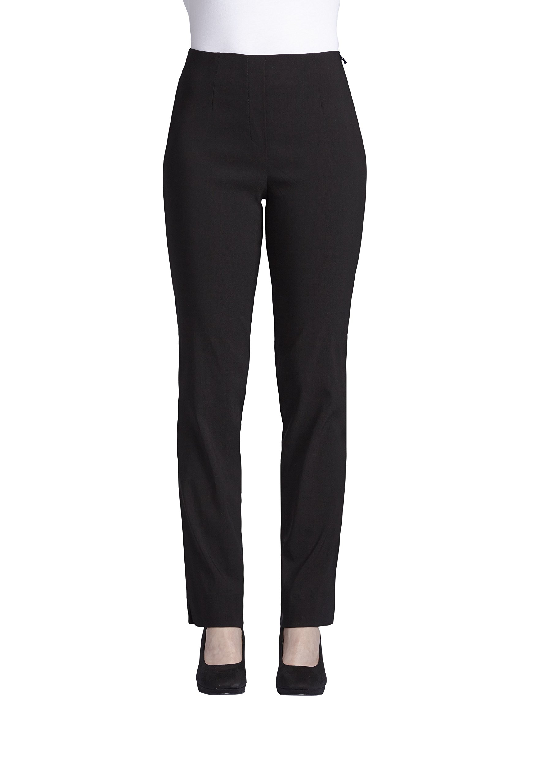 Robell Women's Black "Ich Will Marie" Bengaline Stretch Trousers From Tv Advertising. - 16
