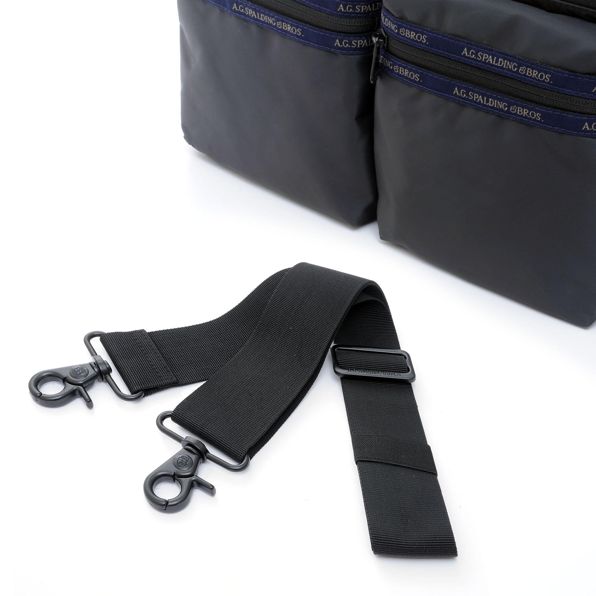 Blubox A.G. Spalding Cartella 2 Zip Mack Asfalto