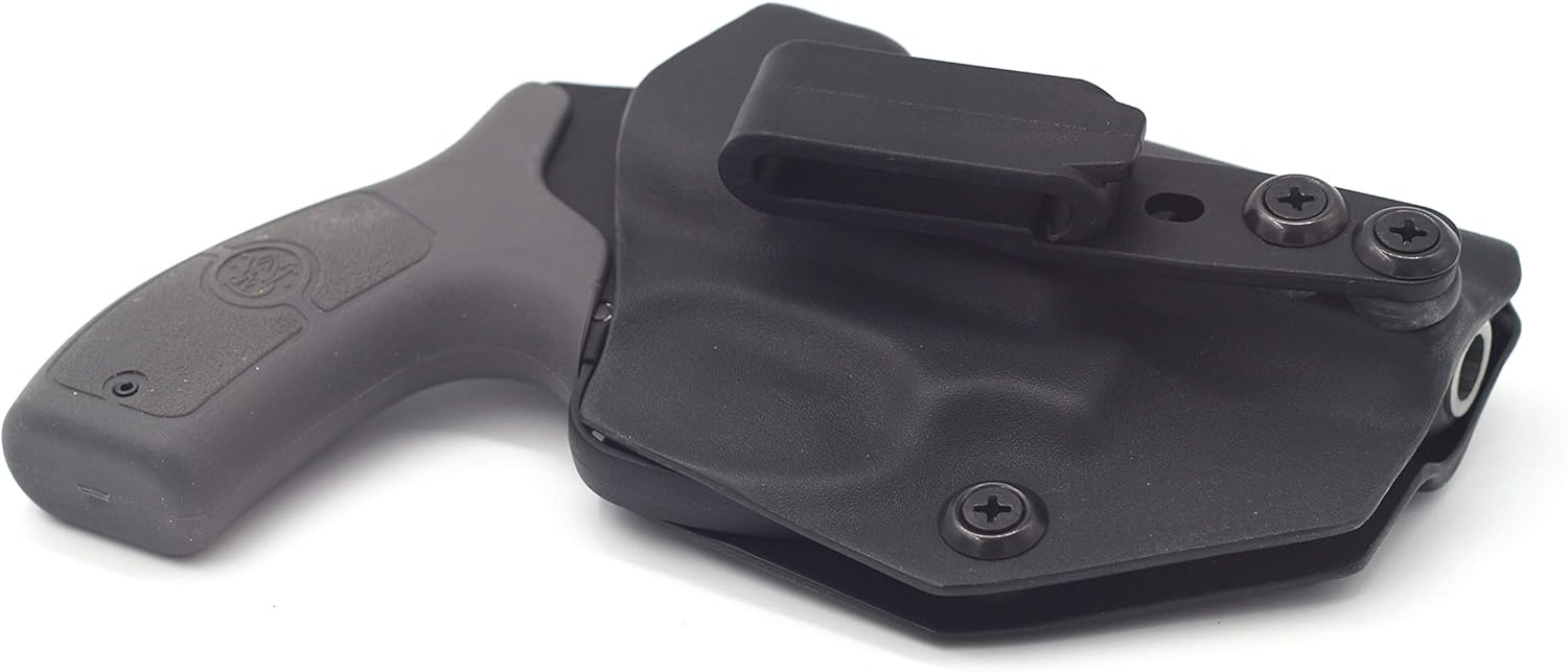 Compatible with Smith & Wesson M&P Bodyguard 38 Special Ambidextrous IWB Kydex Holster Inside Waistband Concealed Carry Holster Made in USA by Fast Draw USA