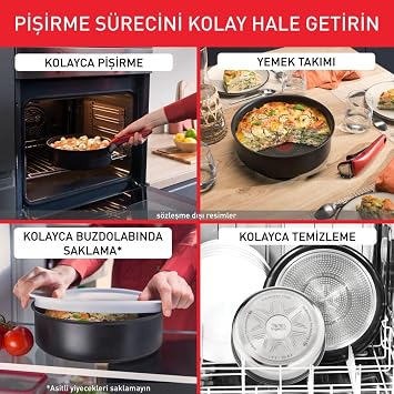 Tefal Titanium 6X Ingenio UnlimitedOne 3 Piece Pan Set with Induction Base - 2100134265