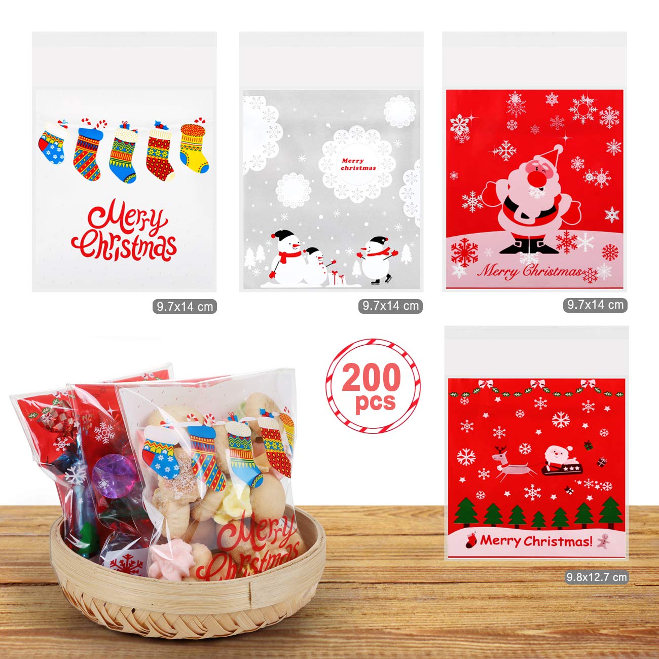 50 PZ BORSE Per Confezionare Regali Biscotti Ecologici EUR 10,24 - Foto 8