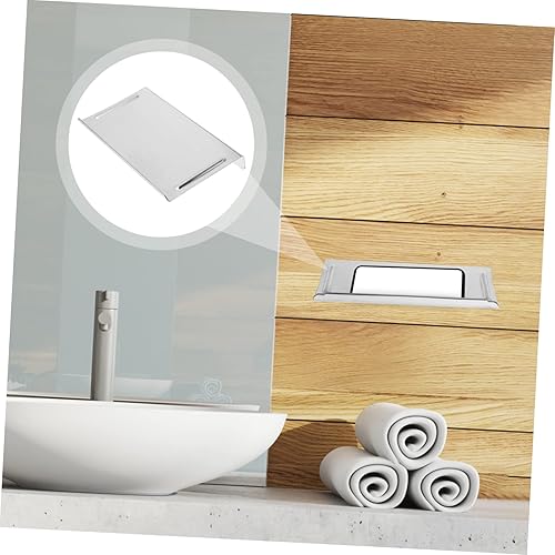 Miniatura 6 de Soporte para teléfono de baño de acero inoxidable montado en la pared, estante para teléfono celular, estante de almacenamiento de baño (estilo 1)