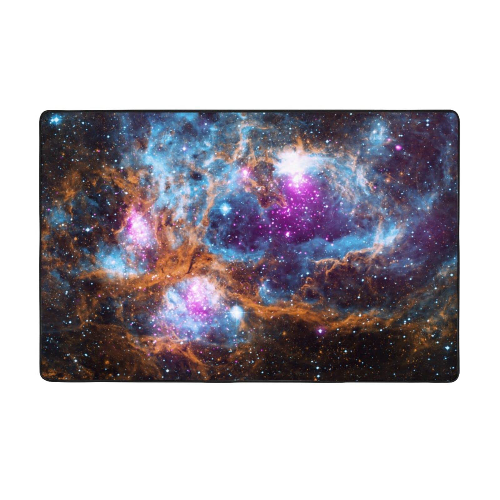 Tapis de cuisine antidérapant et grand tapis univers lavable