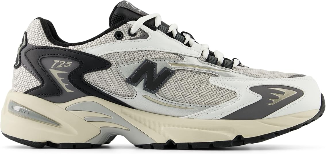 Amazon | New Balance メンズ 725V1 シューズ, ホワイト/グレー, 11.5