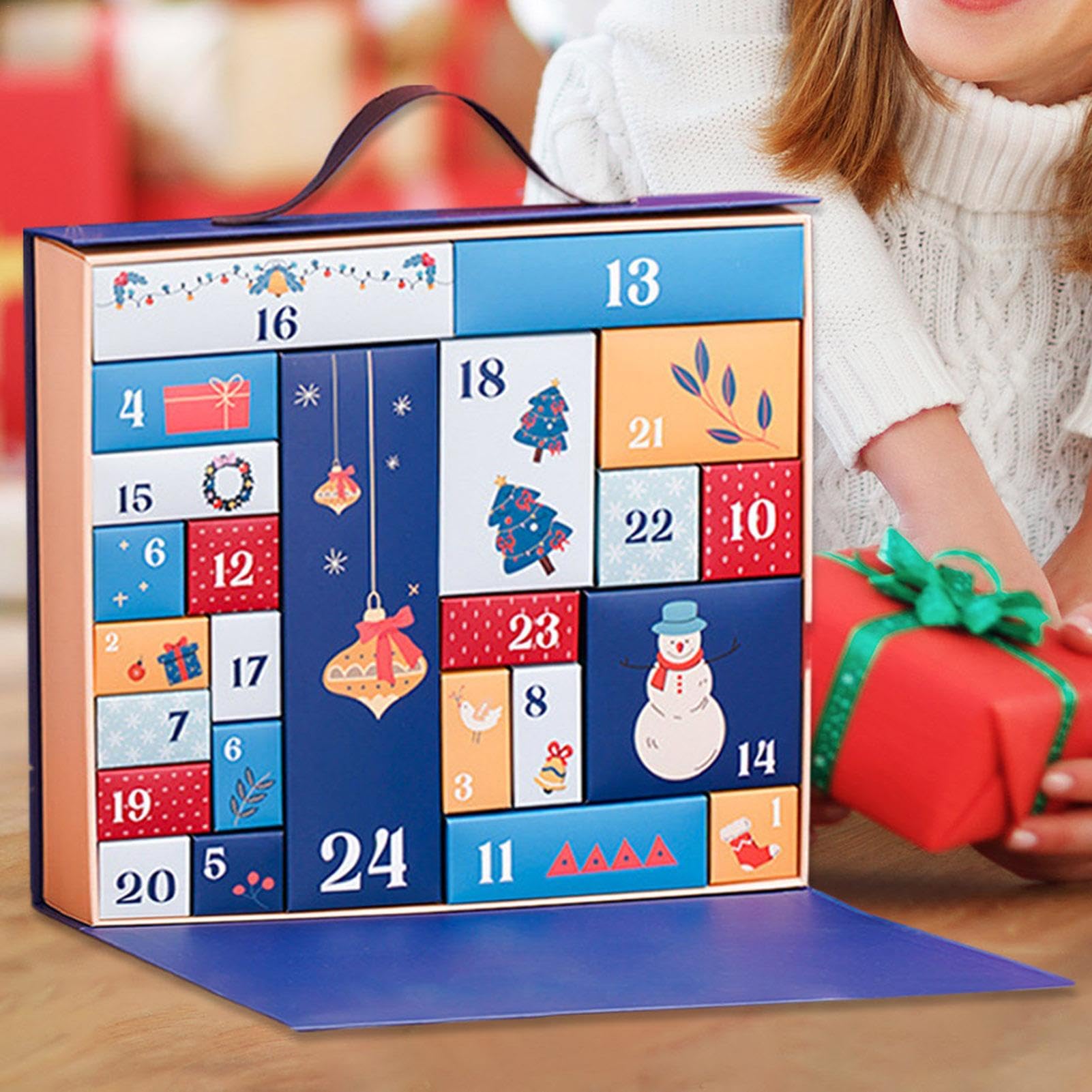 10 Boîtes Calendrier De L'Avent Vides En Papier - À Remplir Soi-même - DIY Surprises Noël