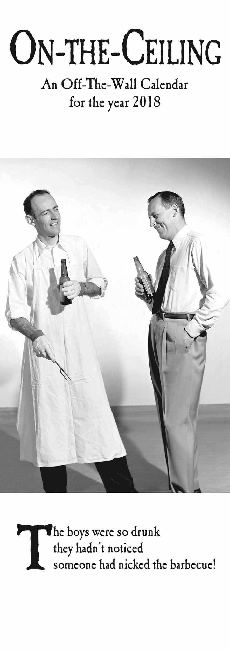 On The Ceiling Official Slim 2018 Calendar Calendar – Wall Calendar, 1 Sept. 2017