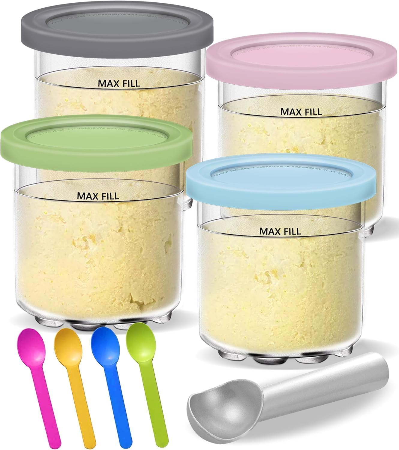 Creami Pints and Lids for Ninja