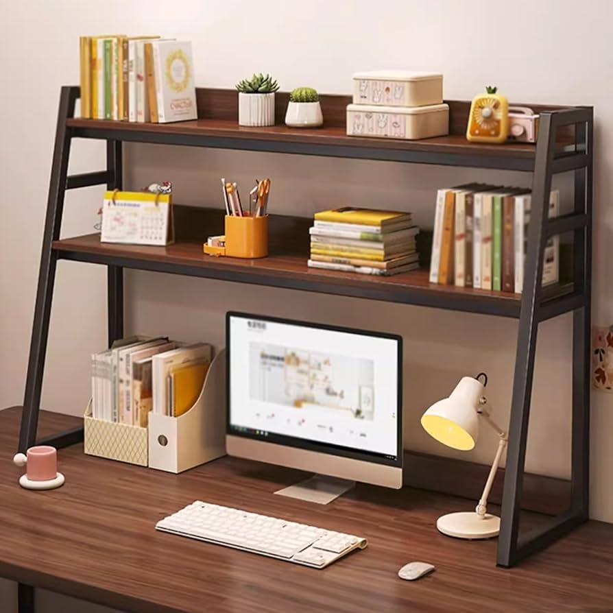 Amazon.co.jp: 本棚 二段にするやつ 卓上収納 御洒落 机上ラック Amazon.co.jp: 本棚 二段にするやつ 卓上収納 御洒落 机上ラック