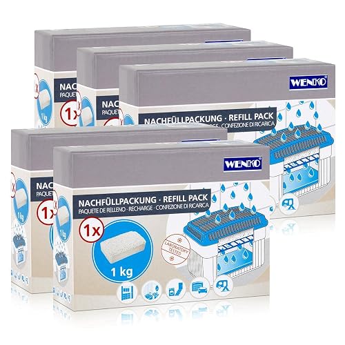 Wenko 5x Refill Pack Moisture Killer 1 kg Granules