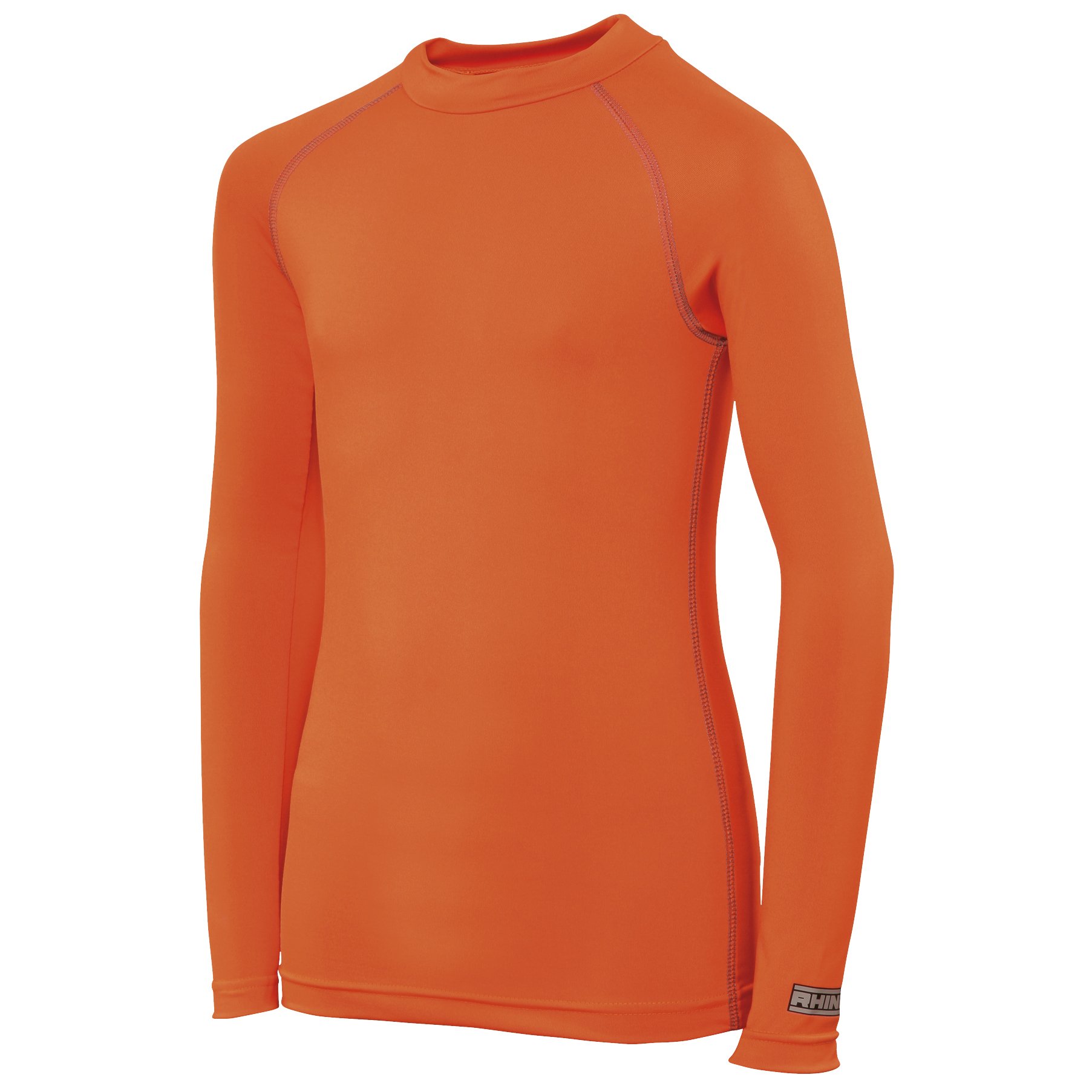 Rhino - Maglia Basica Invernale - Bambino (S-M (9-10 Anni)) (Arancio)