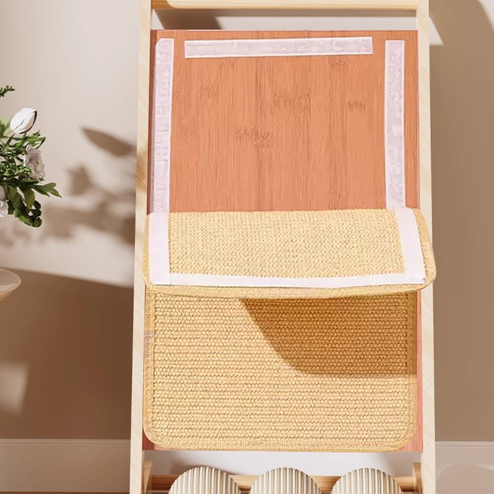 Generic Griffoir pour Chat Résistant à l'usure, Gain de Place, Protection des Meubles, Tapis à Gratter pour Animaux de Compagnie, Planche à Gratter Longue Durée pour Chats D'intérieur
