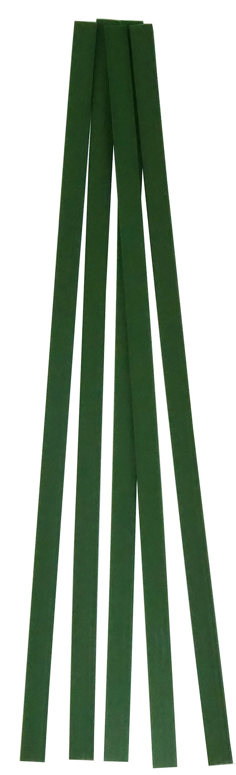 PolyvanceHigh Density Polyethylene (HDPE) Plastic Welding Rod, 3/8" x 1/16", 5 ft., Green