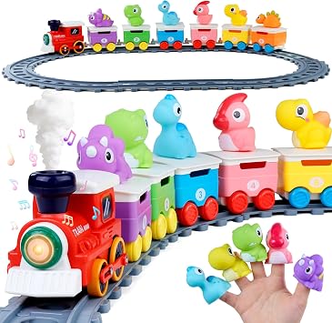 Meribbit Train Sensoriel Lumineux et Musical Meribbit avec Marionnettes