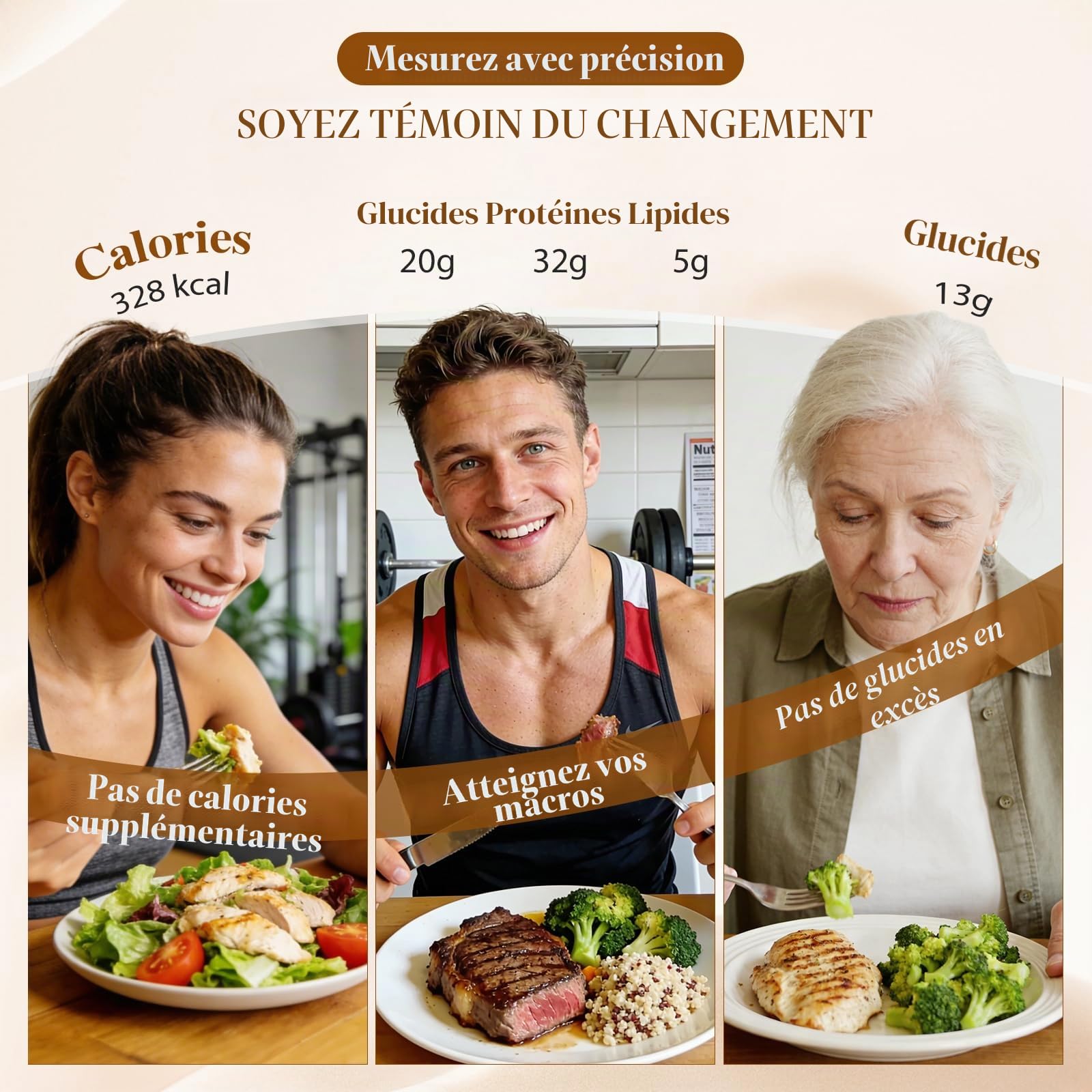 Balance de Cuisine Intelligente,Balance de Cuisine à Écran LED,Avec Calcul de La Valeur Nutritionnelle,écran Couleur TFT,Précision de 1g Avec Tare – pour Famille la Perte de Poids, la Remise