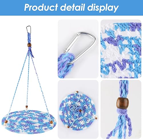 Miniatura 6 de HOSUKKO Hamaca de reptiles con diseño de dragón barbudo, cama colgante de lagarto de verano, jaula de animales pequeños, accesorios para reptiles,