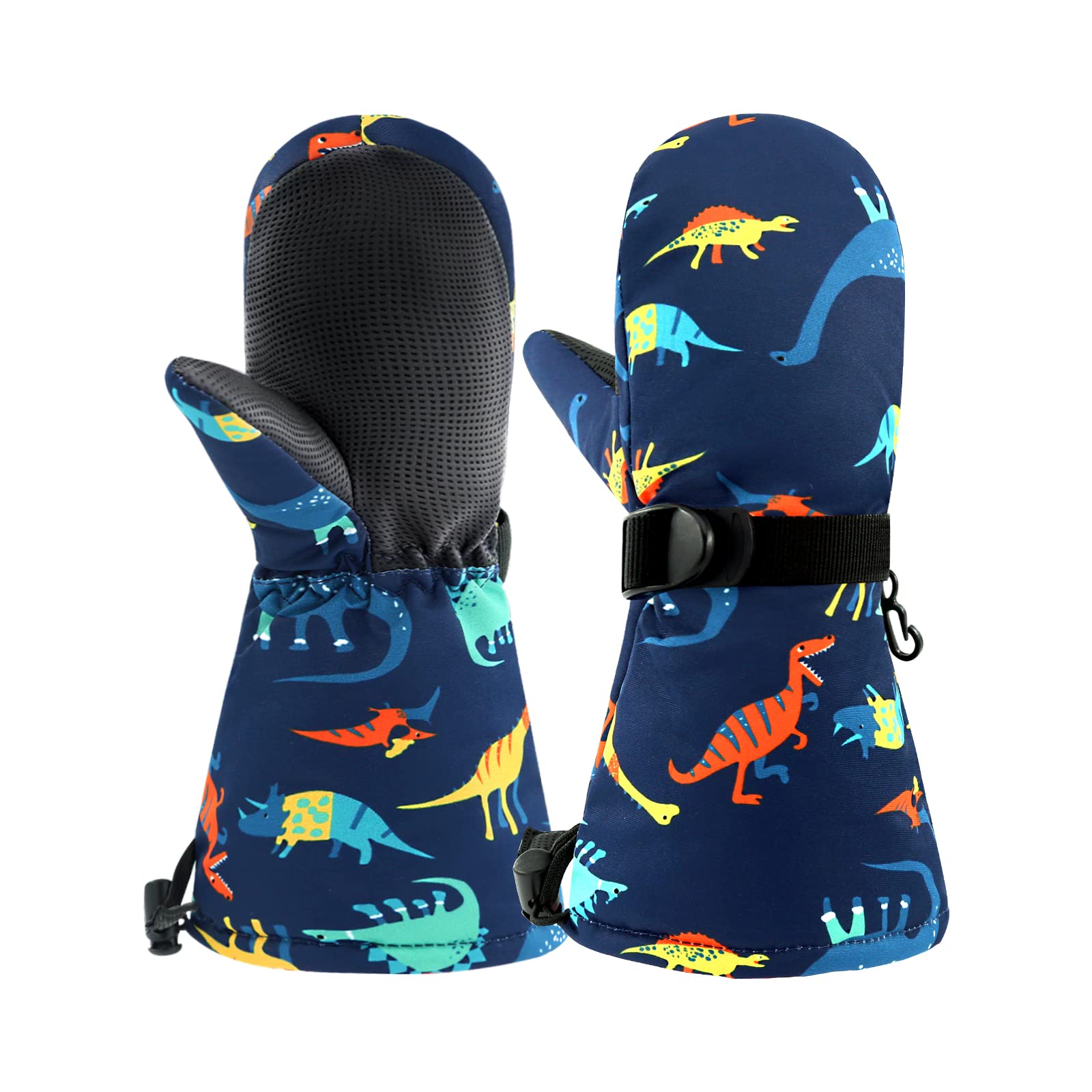 BAVST Winter Kids Waterproof Gloves for Boys Girls Snow Ski Toddler Baby Mittens Outdoor for Infant Teens 1-5T