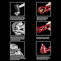 Vista 6 de Cascanueces galleta de nuez multifuncional abridor de nueces para todas las nueces, avellanas, almendras, nueces de Brasil, castañas chinas, nueces