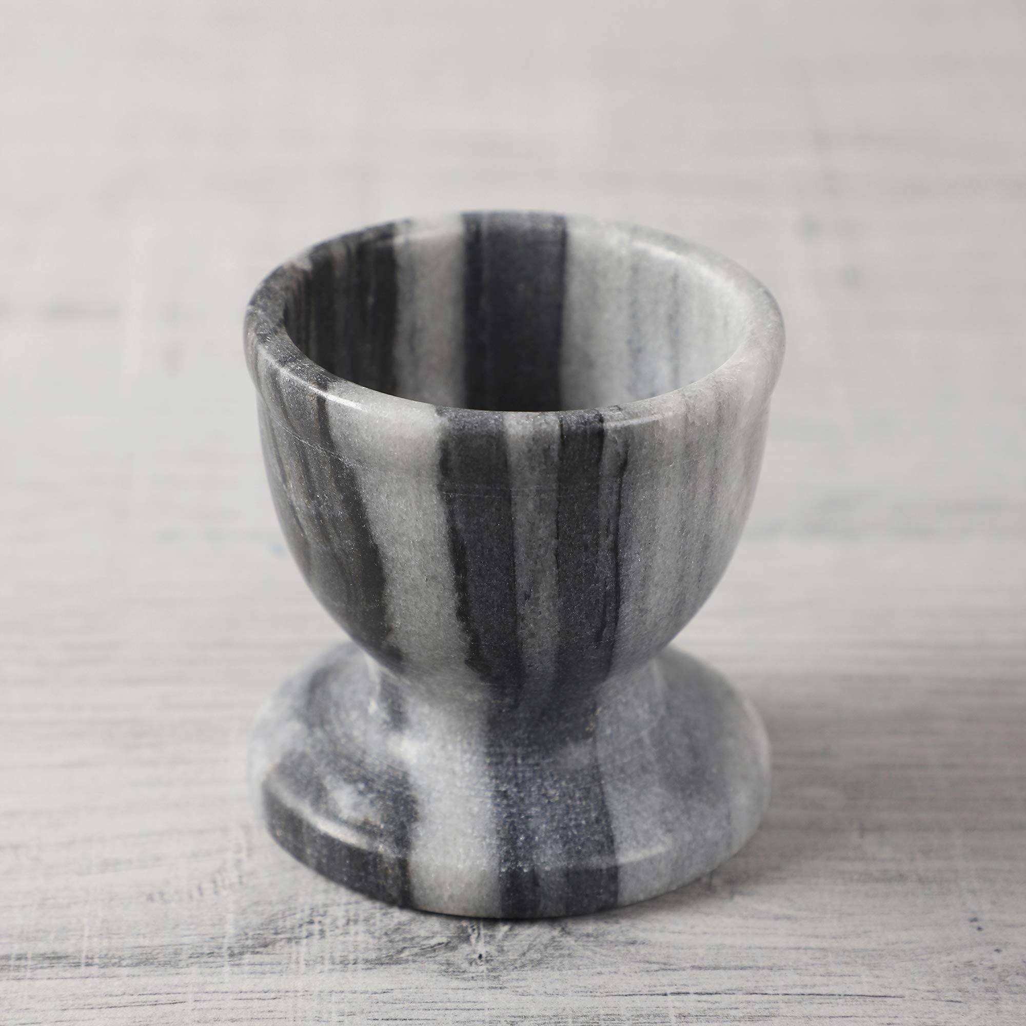 NikkisPride Marble Grey Handmade Egg Cups Egg Keeper Egg Holder Set of 2 2