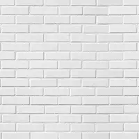 Papel De Parede Adesivo Azulejo Tijolinho Branco Azulado