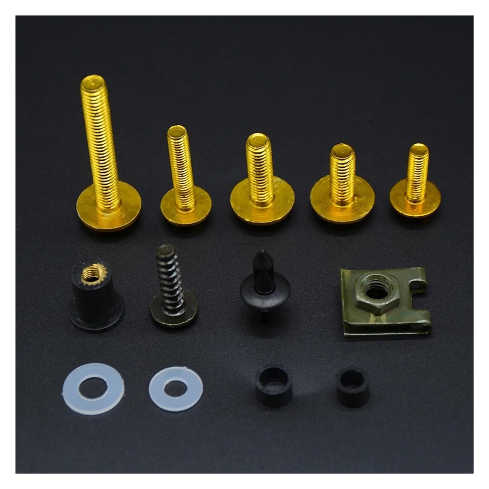 Tornillos carenado moto Para HON@&DA CBR250R 2011 2012 2013 2014 2015 2016 2017 2018 Kit Completo De Tornillos De Carenado Tuercas De Velocidad Tornillos De Cubierta Lateral De Motocicleta