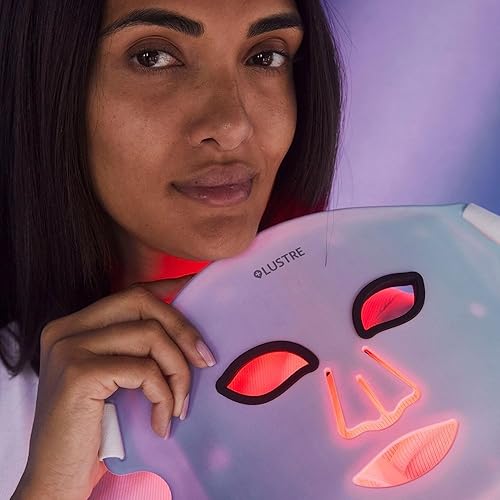 LED-Gesichtsmasken zur Lichttherapie – 2-in-1-Maske mit rotem und blauem Licht gegen Hautunreinheiten und für die Hautpflege gegen Hautalterung – von Dermatologen empfohlene Silikonmaske