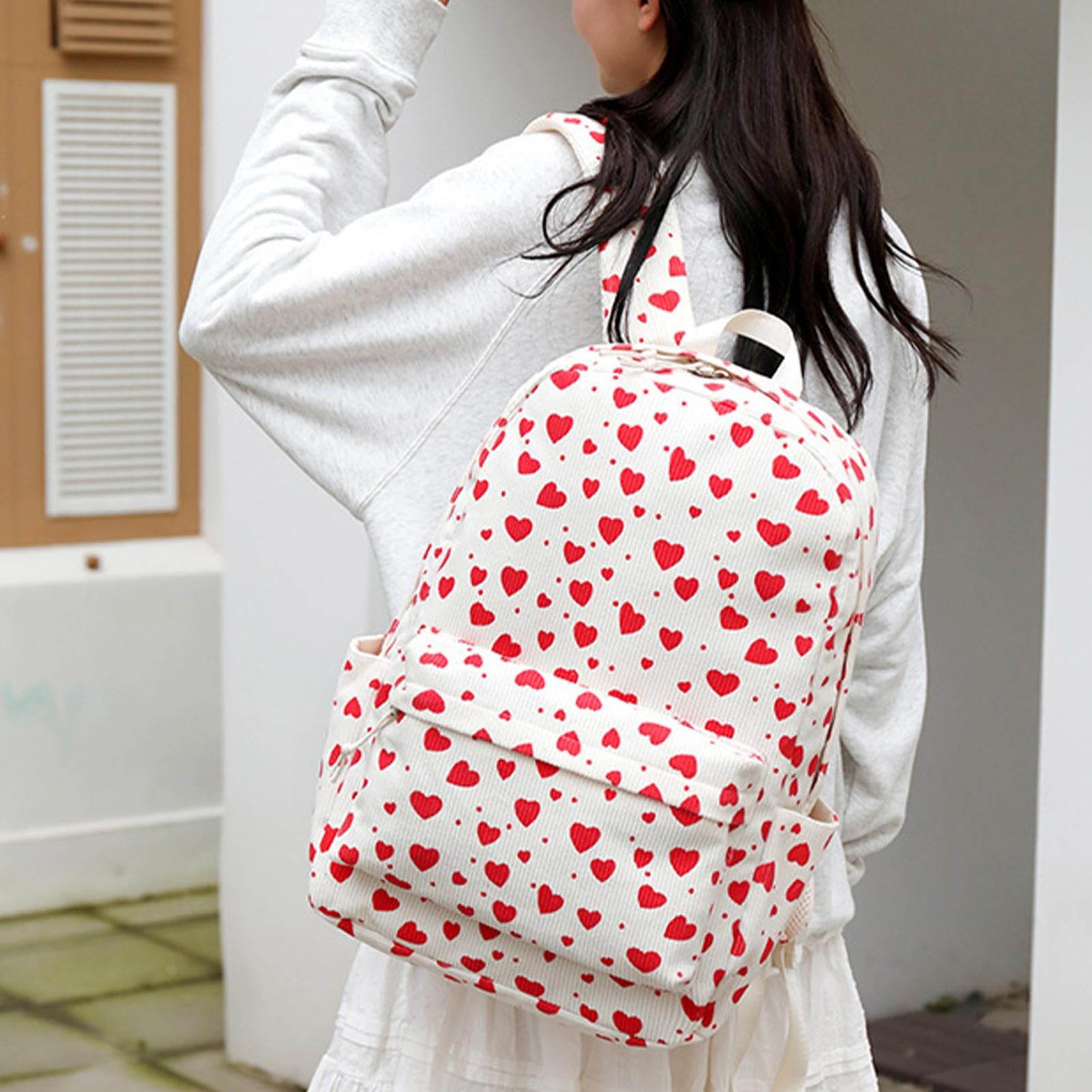 Schulrucksack für Kinder Rucksack, Brotdose, Federmäppchen | Büchertaschen-Set Für Frauen Mädchen Reisen Wandern Camping Outdoor Aktivitäten Outdoor College Sport Urlaub