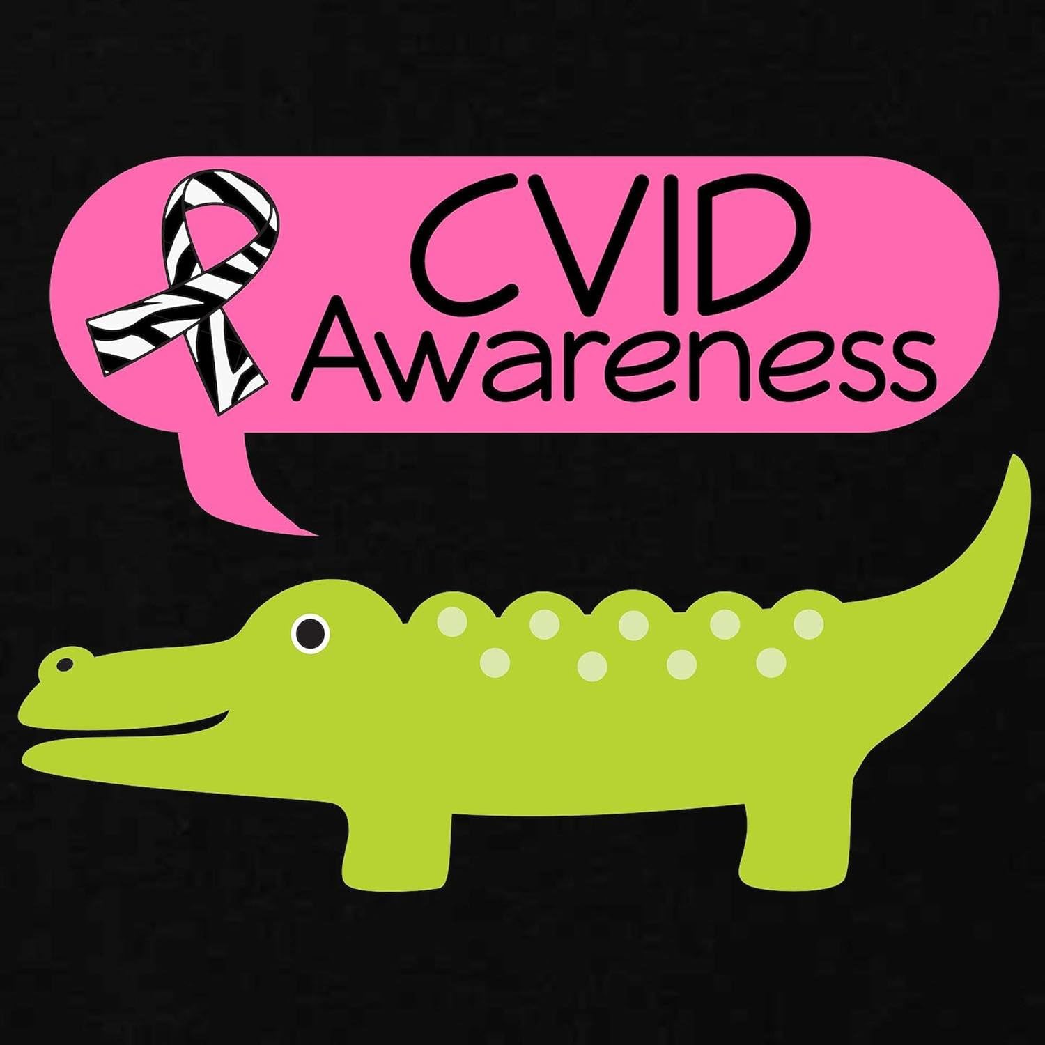 CafePress CVID Awareness Ribbon Maternity Dark T Shirt Women's Maternity Ruched Side T-Shirt