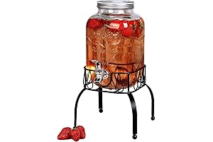 Estilo Glass Counter Top Water Dispenser with Stand
