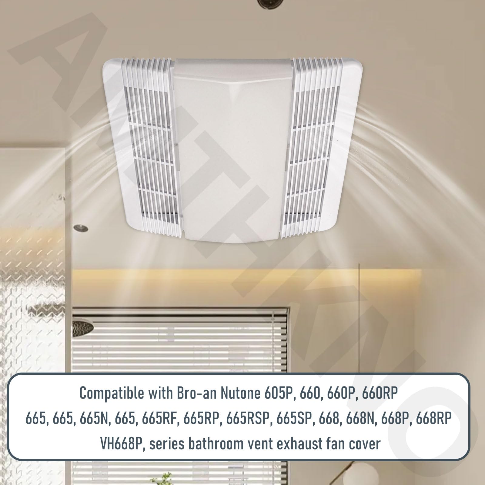 Nutone Bathroom Fan Cover Replacement 89852000 Ceiling Heater