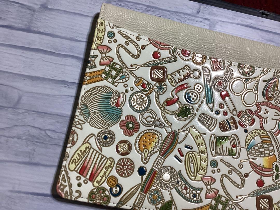 文庫屋大関 A5サイズ ノートカバー ソーイング柄 今月の予約会オーダー