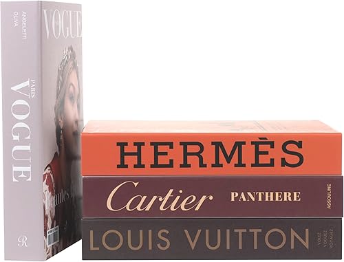 Miniatura 12 de Luxe Large | 4 libros decorativos para decoración del hogar | Decoración de libros de mesa auxiliar | Libros falsos para decoración | Decoración de