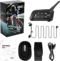 EJEAS V4C Plus Profi Futball Bíró Bluetooth Headset 1200M 4 Személyes Teljes Duplex Kommunikáció 7