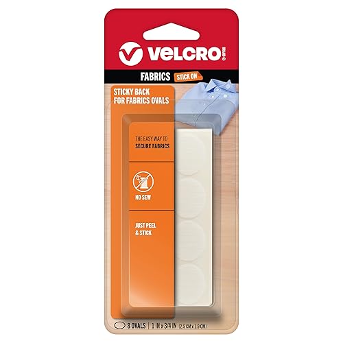 Vista 23 de Cinta adhesiva para tejidos de la marca Velcro Brand, sin necesidad de costura, Negro