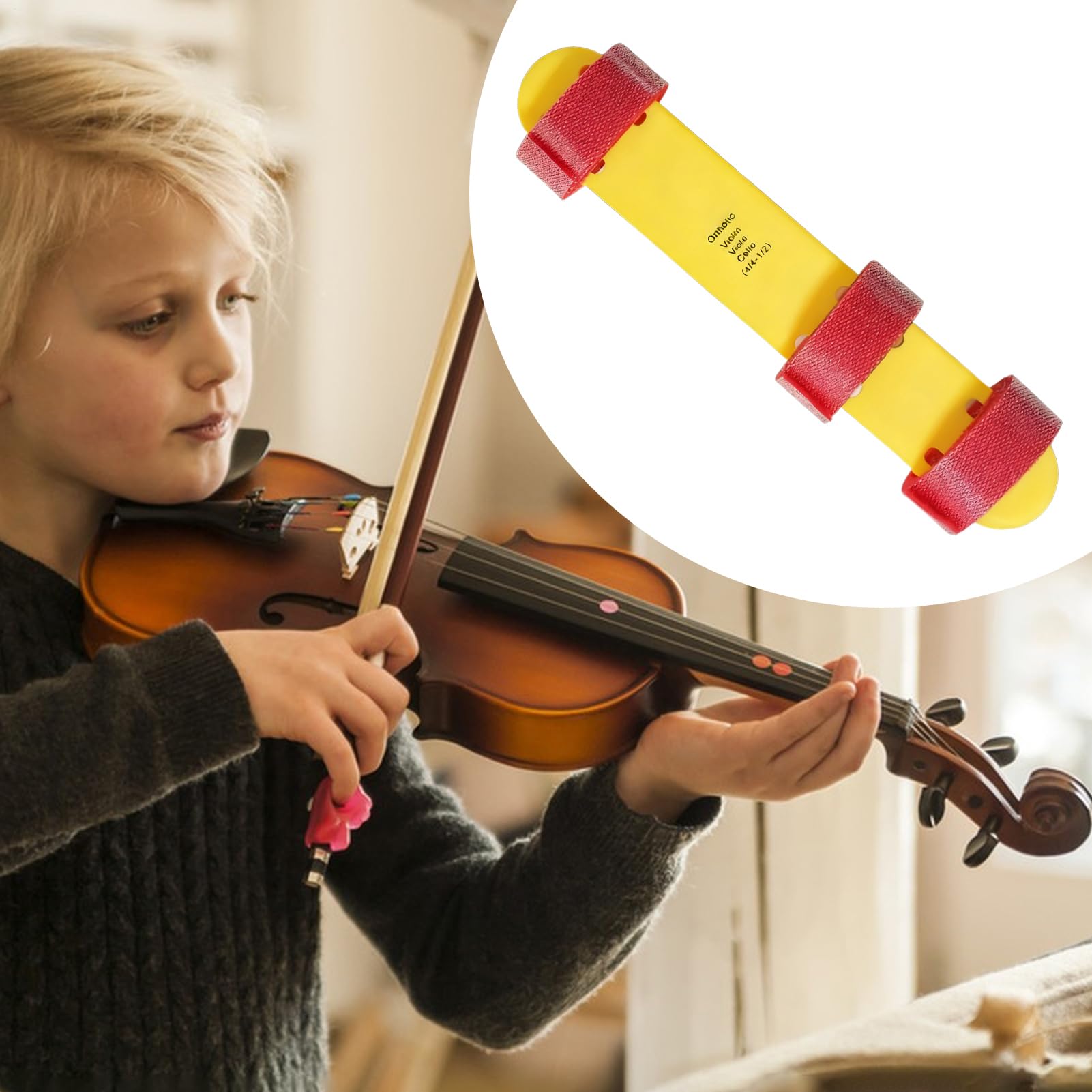 Aide à l'entraînement du poignet pour violon – Assistant de pratique du poignet | Correcteur d'apprentissage de violon réglable, pour, étudiants, violoniste, leçon de musique, jeu à la maison