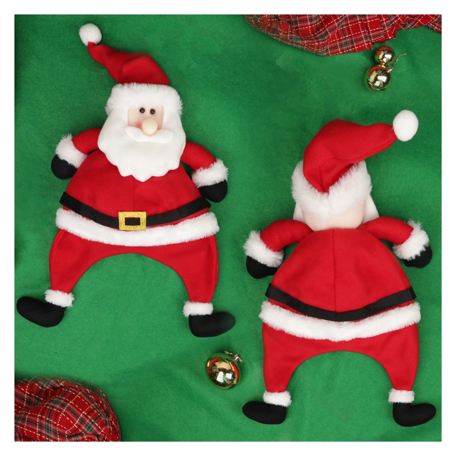 Decoración navideña, sombrero de Papá Noel para fiesta, sombrero largo para adultos, sombrero de vacaciones