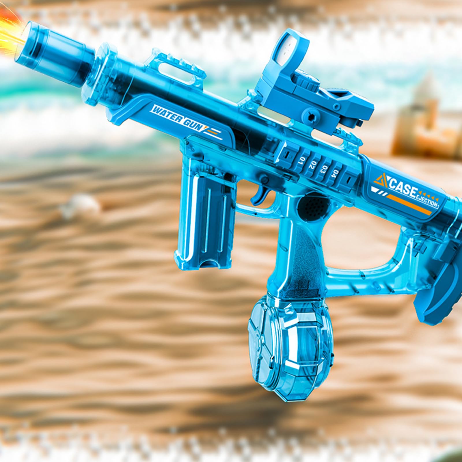 Giocattolo Multifunzione per Spruzzi d ' Acqua con Effetti Raggio Lampeggiante e Impugnatura ergonomica per Giochi all ' Aperto Gioco Combattimento in Acqua in Piscina sulla Spiaggia