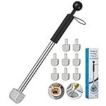 YINGMORE 2025 New Pumice Toilet Cleaner 17inch with Handle - Toilet, Pool & Tub Hard Water Stain Remover (1handle+8pumice)